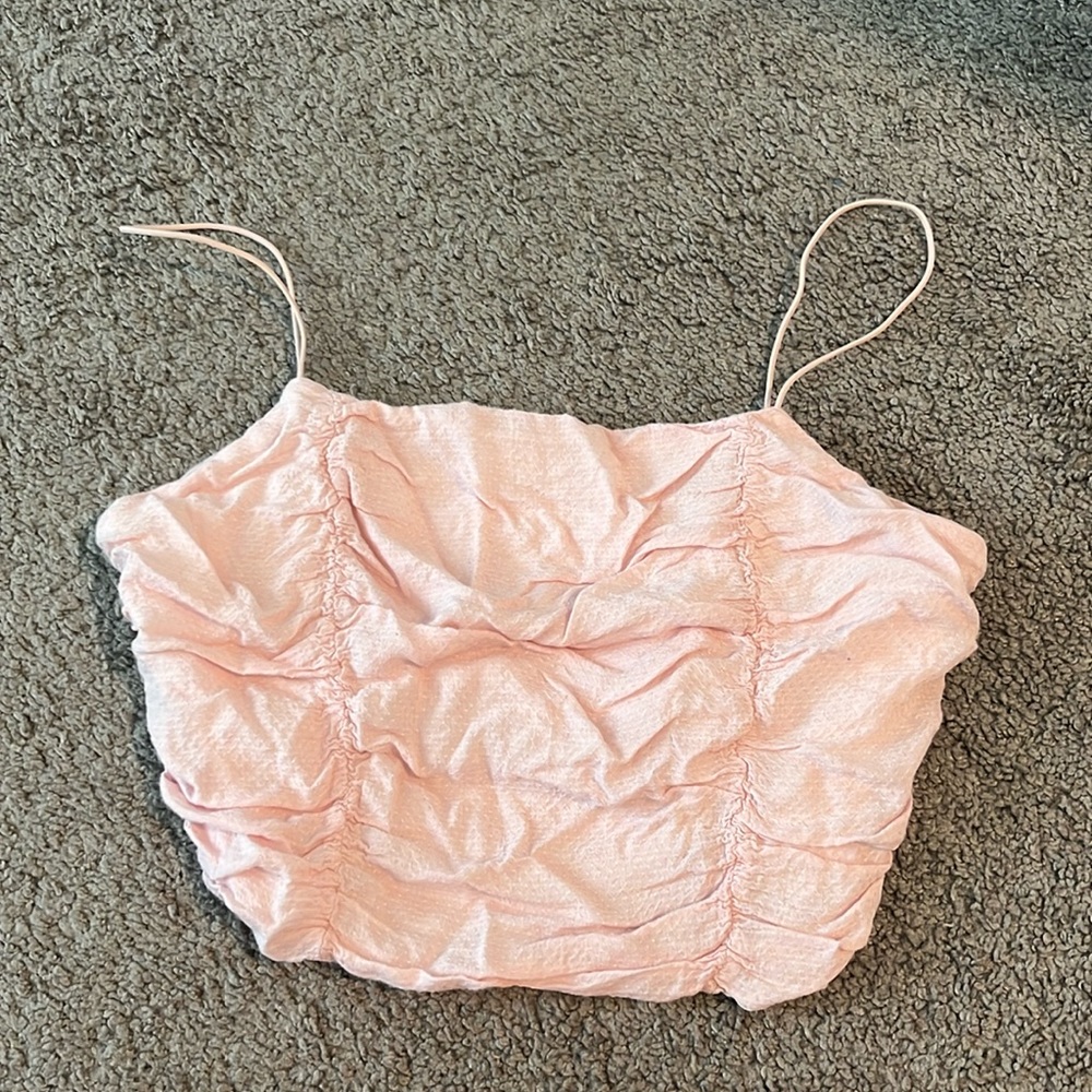 pac sun light pink tank top